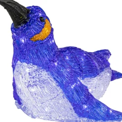 Outlet LED Lighted Commercial Grade Acrylic Swimming Penguin Outdoor Christmas Decoration - 16