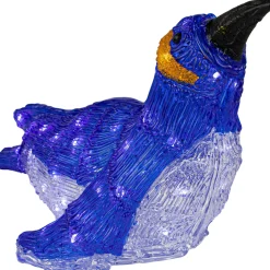 Outlet LED Lighted Commercial Grade Acrylic Swimming Penguin Outdoor Christmas Decoration - 16