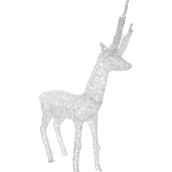 Outlet LED Lighted Commercial Grade Acrylic Reindeer Outdoor Christmas Decoration - 46.5