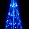 Sale LED Lighted Cone Tree with Star Outdoor Christmas Decoration - 4' - Blue Lights Trees