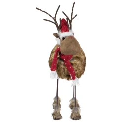 Discount LED Lighted Faux Fur Reindeer Christmas Figure - 25
