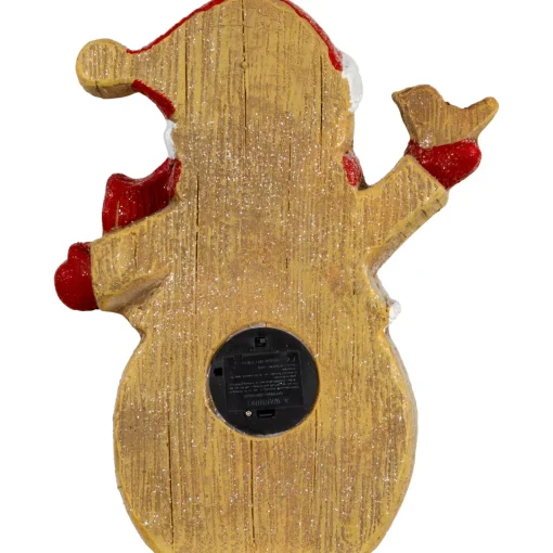 Best LED Lighted Gingerbread Snowman with Bird Christmas Figure - 15" Snowmen