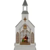 Best LED Lighted Holy Family Church Scene Christmas Snow Globe - 12" Snow Globes