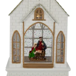 Best LED Lighted Holy Family Church Scene Christmas Snow Globe - 12