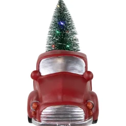 Discount LED Lighted Pine Tree in Vintage Truck Christmas Decoration - 10