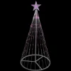 Discount LED Lighted Show Cone Christmas Tree Outdoor Decoration - 4' - Pink Trees