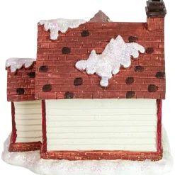 Online LED Lighted Snowy Cottage House Christmas Village Decoration - 6.5