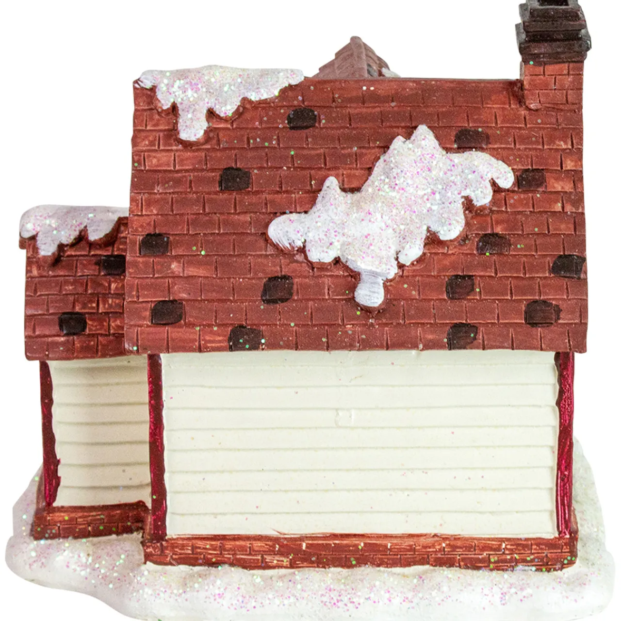 Online LED Lighted Snowy Cottage House Christmas Village Decoration - 6.5" Building Sets