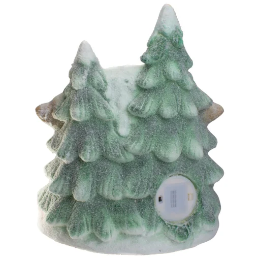 New LED Lighted Snowy Winter Village "Merry Christmas" Decoration - 16.5" Building Sets