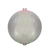 Online LED Lighted Sphere Ball Christmas Decoration - 12" - Silver - Multicolor Novelty