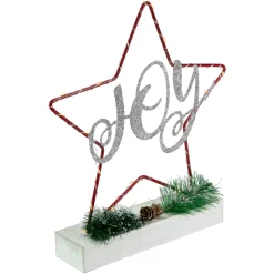 Outlet LED Lighted Star Silhouette Christmas 