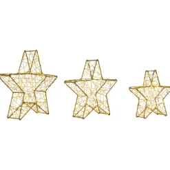 Discount LED Lighted Stars Outdoor Christmas Decorations - 14