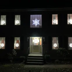 Clearance LED Lighted Twinkling Snowflake Christmas Outdoor Decoration - 47