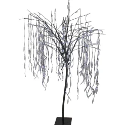 Online LED Lighted Willow Tree Outdoor Christmas Decoration - 6' - Pure White Lights Trees