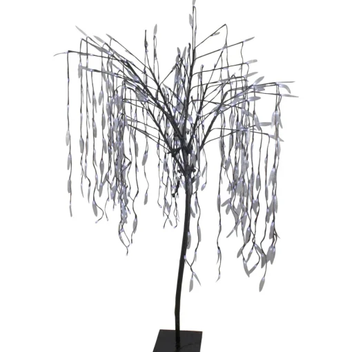 Online LED Lighted Willow Tree Outdoor Christmas Decoration - 6' - Pure White Lights Trees