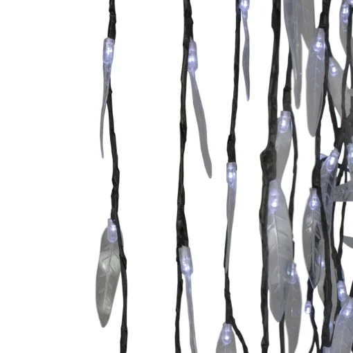 Online LED Lighted Willow Tree Outdoor Christmas Decoration - 6' - Pure White Lights Trees