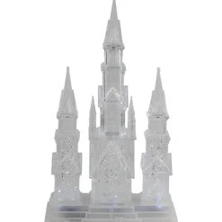 Clearance LED Lighted Winter Church Acrylic Christmas Decoration - 17.5