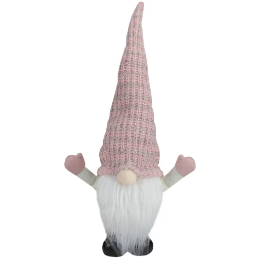 Sale LED Rattan Gnome Christmas Figure - 19" - Warm White Lights - Pink and White Gnomes