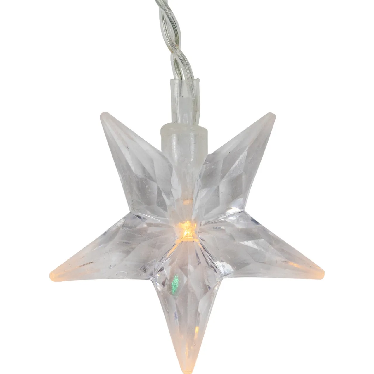 Best LED Stars Icicle Christmas Lights - Multi-Color - 29.5' Clear Wire - 400ct Icicles