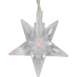Best LED Stars Icicle Christmas Lights - Multi-Color - 29.5' Clear Wire - 400ct Icicles