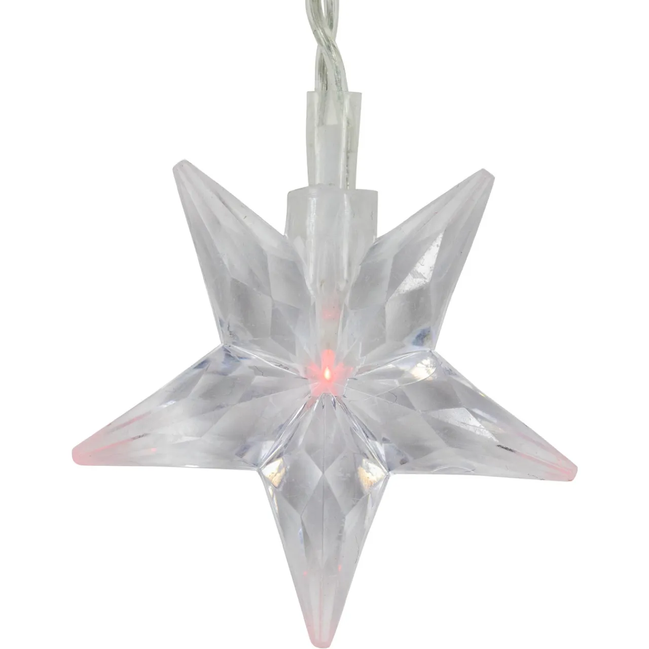 Best LED Stars Icicle Christmas Lights - Multi-Color - 29.5' Clear Wire - 400ct Icicles