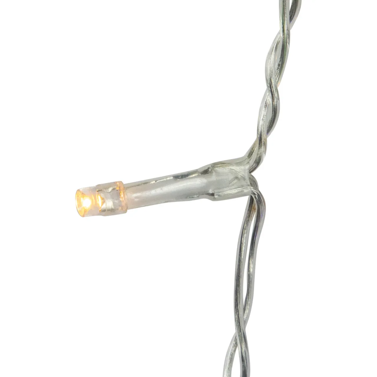 Best LED Stars Icicle Christmas Lights - Multi-Color - 29.5' Clear Wire - 400ct Icicles
