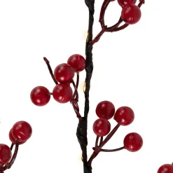 Clearance Lighted Berries Christmas Spray - 29