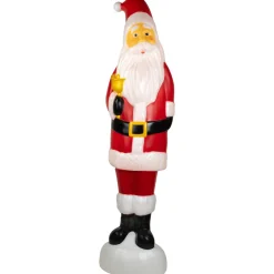 Outlet Lighted Blow Mold Santa Claus Outdoor Christmas Decoration - 59" Santa Claus