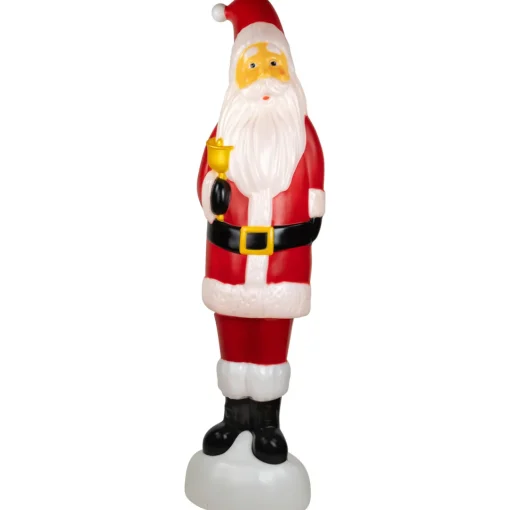 Outlet Lighted Blow Mold Santa Claus Outdoor Christmas Decoration - 59" Santa Claus