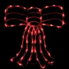 Sale Lighted Bow Christmas Window Silhouette Decoration - 14" - Red Window