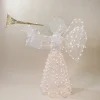 Best Lighted 3D Trumpeting Angel Outdoor Christmas Decoration - 44" - Clear Lights Angels