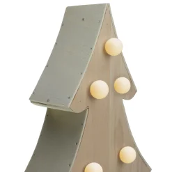 Outlet Lighted 3D Wooden Christmas Tree Decoration - 15