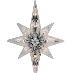 Clearance Lighted Faceted Star of Bethlehem Christmas Tree Topper- 13.5