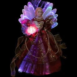 Best Lighted Fiber Optic Angel Christmas Tree Topper - 12