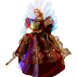 Best Lighted Fiber Optic Angel Christmas Tree Topper - 12