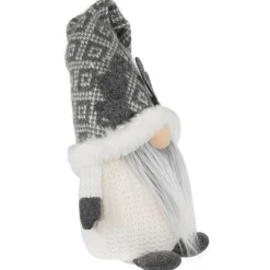 Hot Lighted Gnome with Antlers Christmas Figure - 9