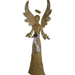Best Lighted Golden Angel Christmas Decoration - 68