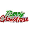 Online Lighted Holographic Merry Christmas Sign Outdoor Decoration - 45.5" - Multi Lights Yard Signs