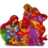 Lighted Holy Family Nativity Scene Christmas Outdoor Decoration - 38" - Clear Lights Nativity