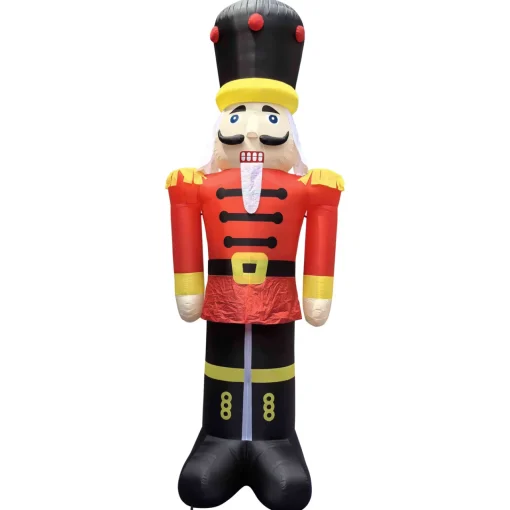 Discount Lighted Inflatable Nutcracker Soldier Outdoor Commercial Christmas Decoration - 20' Inflatable