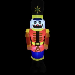 Outlet Lighted Inflatable Nutcracker Soldier Outdoor Christmas Decoration - 6.25' Inflatable