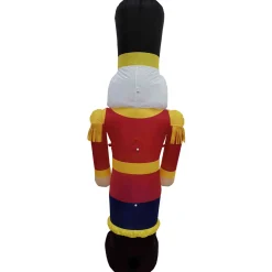 Outlet Lighted Inflatable Nutcracker Soldier Outdoor Christmas Decoration - 6.25' Inflatable