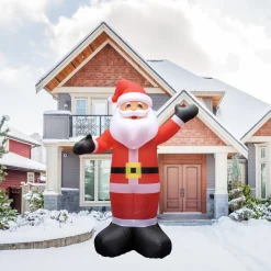 Outlet Lighted Inflatable Santa Claus Outdoor Commercial Christmas Decoration - 20' Inflatable