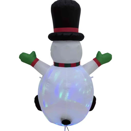 Best Lighted Inflatable Snowman with Top Hat Outdoor Christmas Decoration - 4' Inflatable