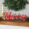 Sale Lighted "Merry" Christmas Decoration - 20.5" Wall