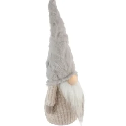 Clearance Lighted Nose and Plush Hat Christmas Gnome Decoration - 10