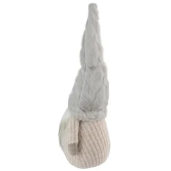 Clearance Lighted Nose and Plush Hat Christmas Gnome Decoration - 10