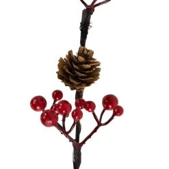 Sale Lighted Pinecones and Berries Christmas Spray - 29