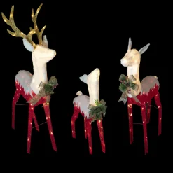 Best Lighted Reindeer Family Outdoor Christmas Decoration - 52.5