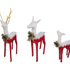 Best Lighted Reindeer Family Outdoor Christmas Decoration - 52.5